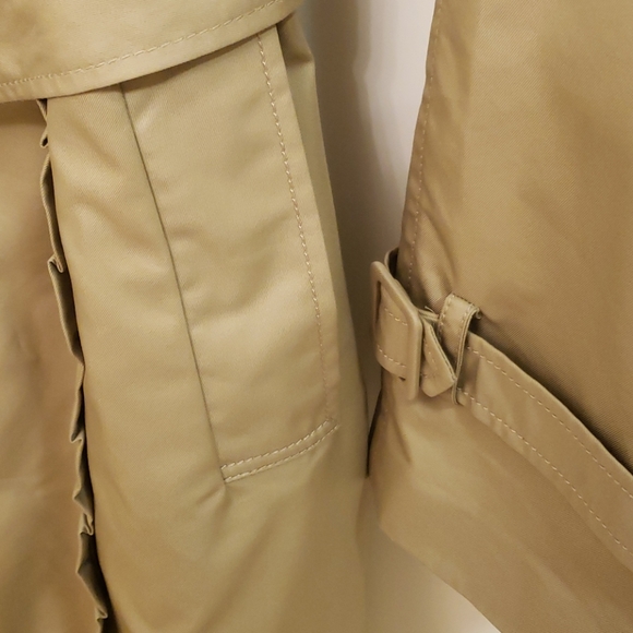 NWT Kate spade ruffle trim trench coat - Picture 10 of 16